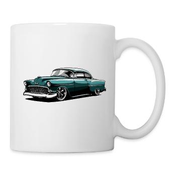 Conception de voitures classiques vintage - Mug blanc - blanc - Droite
