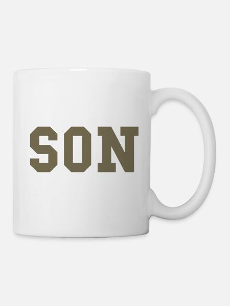 SON – Déclaration de style universitaire - Mug blanc - blanc