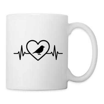 Bird Heart - Mug - white - Right