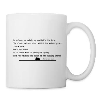 Curler marschieren - Tasse - Weiß - Rechts