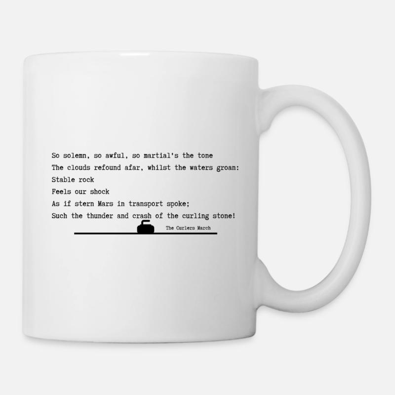 Marche des curleurs - Mug blanc - blanc