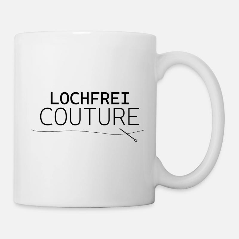 Holeless Couture – Funny Statement Design - Mug - white