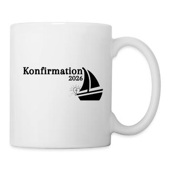 Confirmation 2026 Horizon Ship Cross Anchor Heart - Mug - white - Right