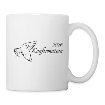Confirmation 2026 Trinity Flying Dove - Mug blanc - blanc - Droite