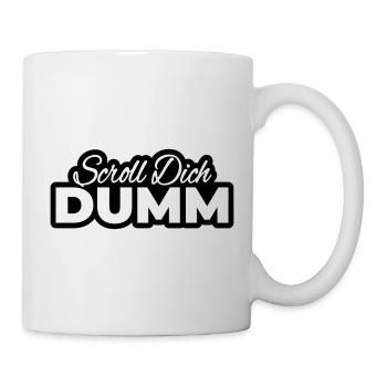 Scroll You Stupid Typo Print - Mug - white - Right