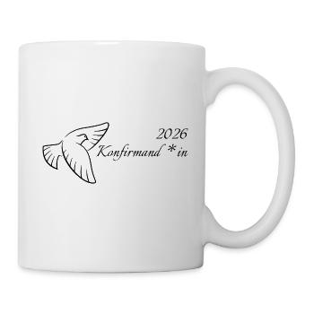 gender-appropriate confirmation 2026 dove God - Mug - white - Right