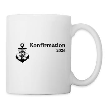 Confirmation 2026 Faith Christian Anchor Rudder - Mug - white - Right