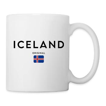 Fierté islandaise, drapeau islandais - Mug blanc - blanc - Droite