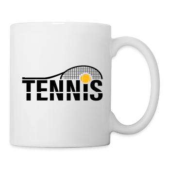 Logo tennis - Mug blanc - blanc - Droite