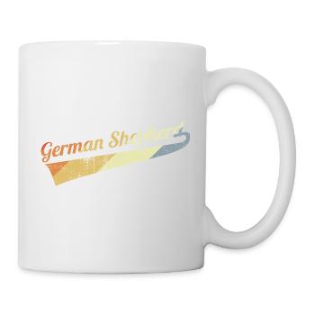 Vintage German Shepherd - Mug - white - Right