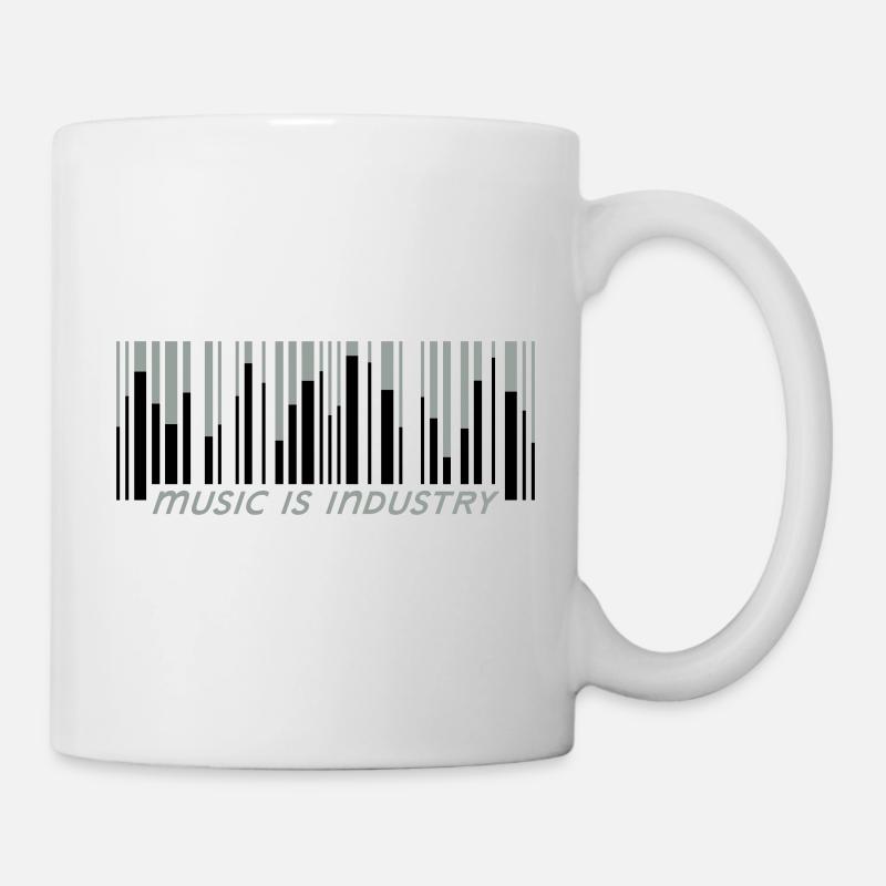 La musique, c’est l’industrie - Mug blanc - blanc