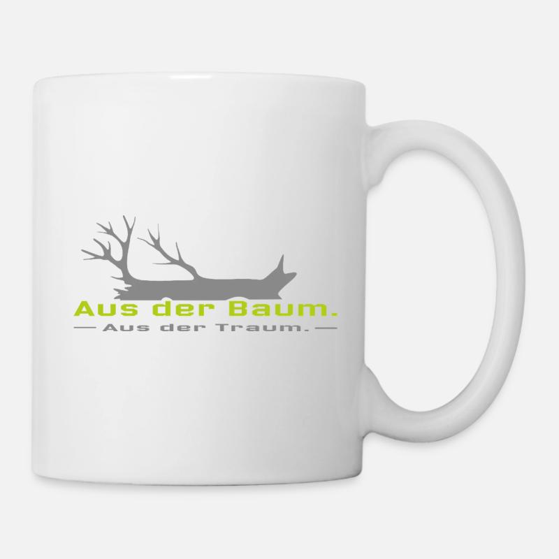 aus_der_Baum - Tasse - Weiß