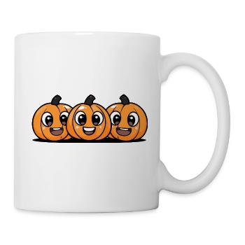 Pumpkin Halloween Cute Comic - Mug - white - Right