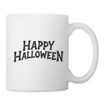 Frohes Halloween Zerrissen - Tasse - Weiß - Rechts
