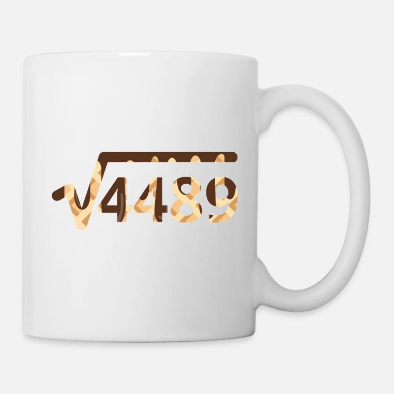 67 Meme Square - Tasse - Weiß