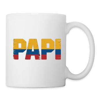 Daddy Colombia Flag – Gift for - Mug - white - Right