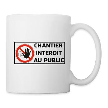 No construction site - Mug - white - Right