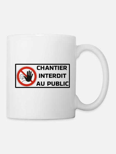 Keine Baustelle - Tasse - Weiß