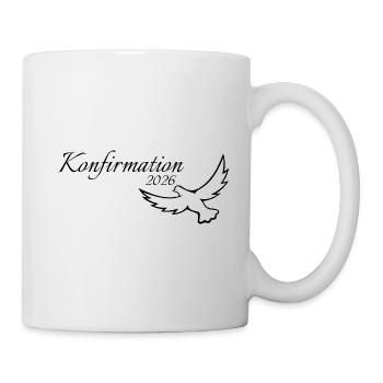 Confirmation 2026 Gift Ideas Dove Flying Up - Mug - white - Right