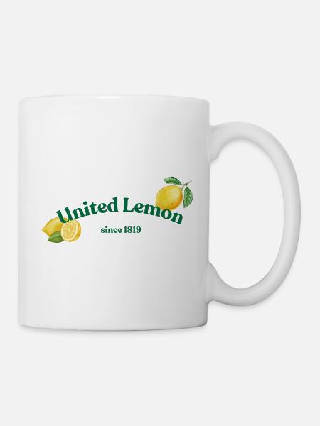 United Lemon - Tasse - Weiß