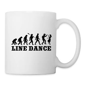 Vintage Evolution - Line Dance - Gift - Mug - white - Right