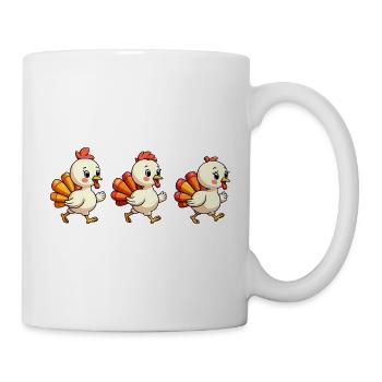 Thanksgiving Truthahn Baby - Tasse - Weiß - Rechts