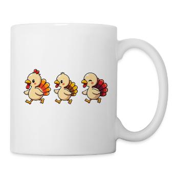 Thanksgiving Truthahn Baby - Tasse - Weiß - Rechts