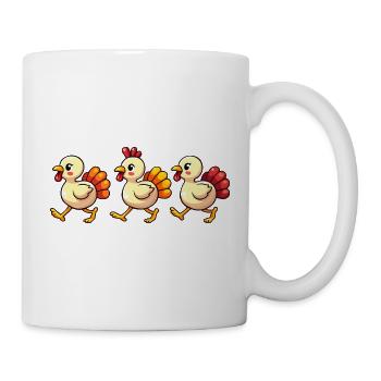 Thanksgiving Truthahn Baby - Tasse - Weiß - Rechts