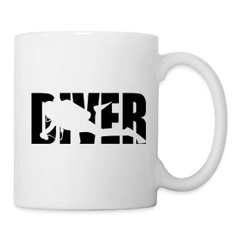 Classic Diver Design – Depth & Adventure - Mug - white - Right