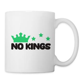 Königstiger lustiger Spruch  - Tasse - Weiß - Rechts