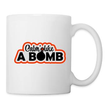 Calm Like Bomb Paradox Irony Humor Explosive Joke - Mug - white - Right