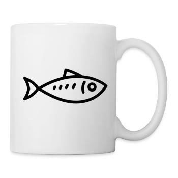 hareng - Mug blanc - blanc - Droite