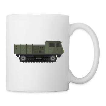Camion militaire - Mug blanc - blanc - Droite