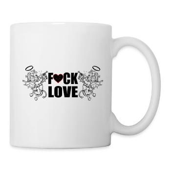 F... Liebe - Tasse - Weiß - Rechts