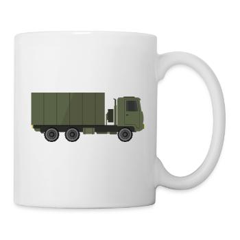 Camion militaire - Mug blanc - blanc - Droite