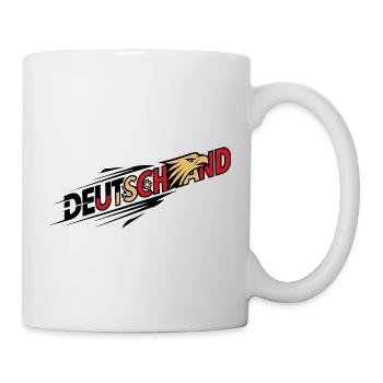 Deutschland Adler in Bewegung - Tasse - Weiß - Rechts