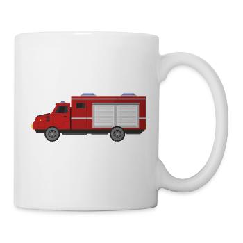 Fire truck - Mug - white - Right