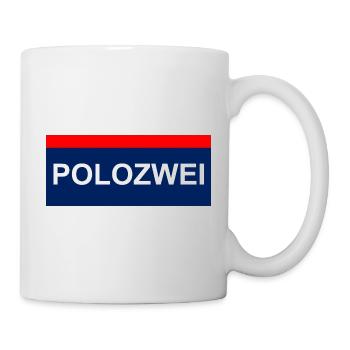 PoloZwei auto wagen Oldtimer oida - Tasse - Weiß - Rechts