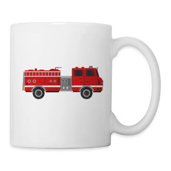 Fire truck - Mug - white - Right