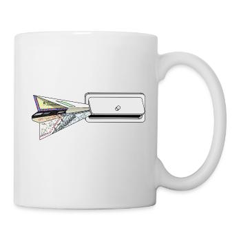 PLAN - Mug blanc - blanc - Droite