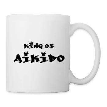der König des Aikido - Tasse - Weiß - Rechts