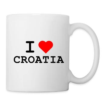 Ich liebe Kroatien - I love Croatia - Mug - white - Right