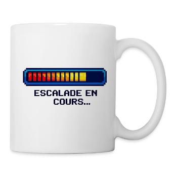 Escalation Shirt – Geek Humor Français - Mug - white - Right