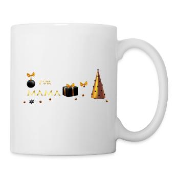 Weihnachtsgeschenk für Mama  - Tasse - Weiß - Rechts