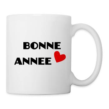 HAPPY NEW YEAR. NEW YEAR'S EVE. BEST WISHES - Mug - white - Right