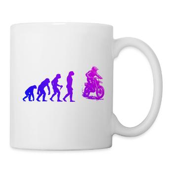 Motocross illustration for motocross - Mug - white - Right