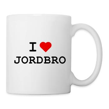Ich liebe Jordbro - J’aime Jordbro - Mug blanc - blanc - Droite