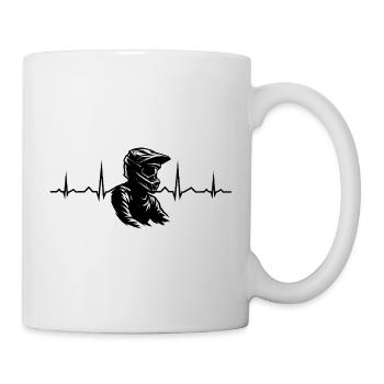 Cool motocross inspiration - Mug - white - Right