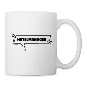 Directeur de l’hôtel Education - Mug blanc - blanc - Droite