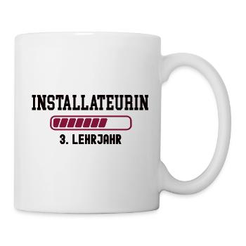 Apprenticeship as a plumber in the 3rd year of apprenticeship as a plumber - Mug - white - Right